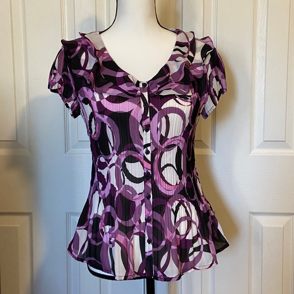 Retro purple top